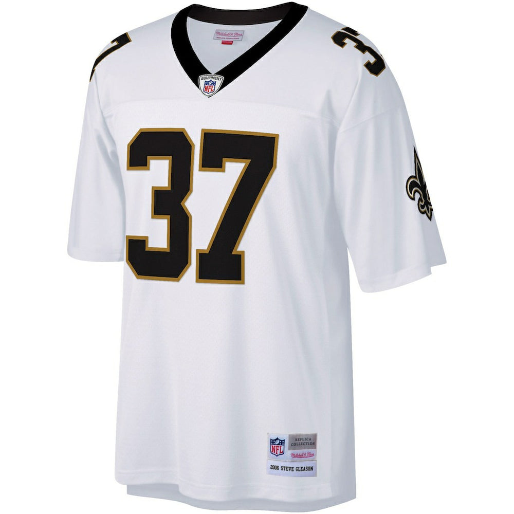Steve Gleason New Orleans Saints Big & Tall 2006 Retired Player Replica Jersey White | Mitchell & Ness