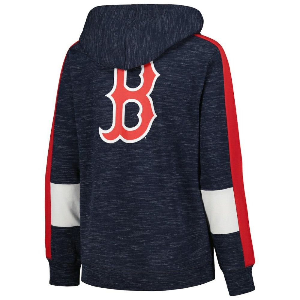 Boston Red Sox New Era Women's Colorblock Full-Zip Hoodie - MLB