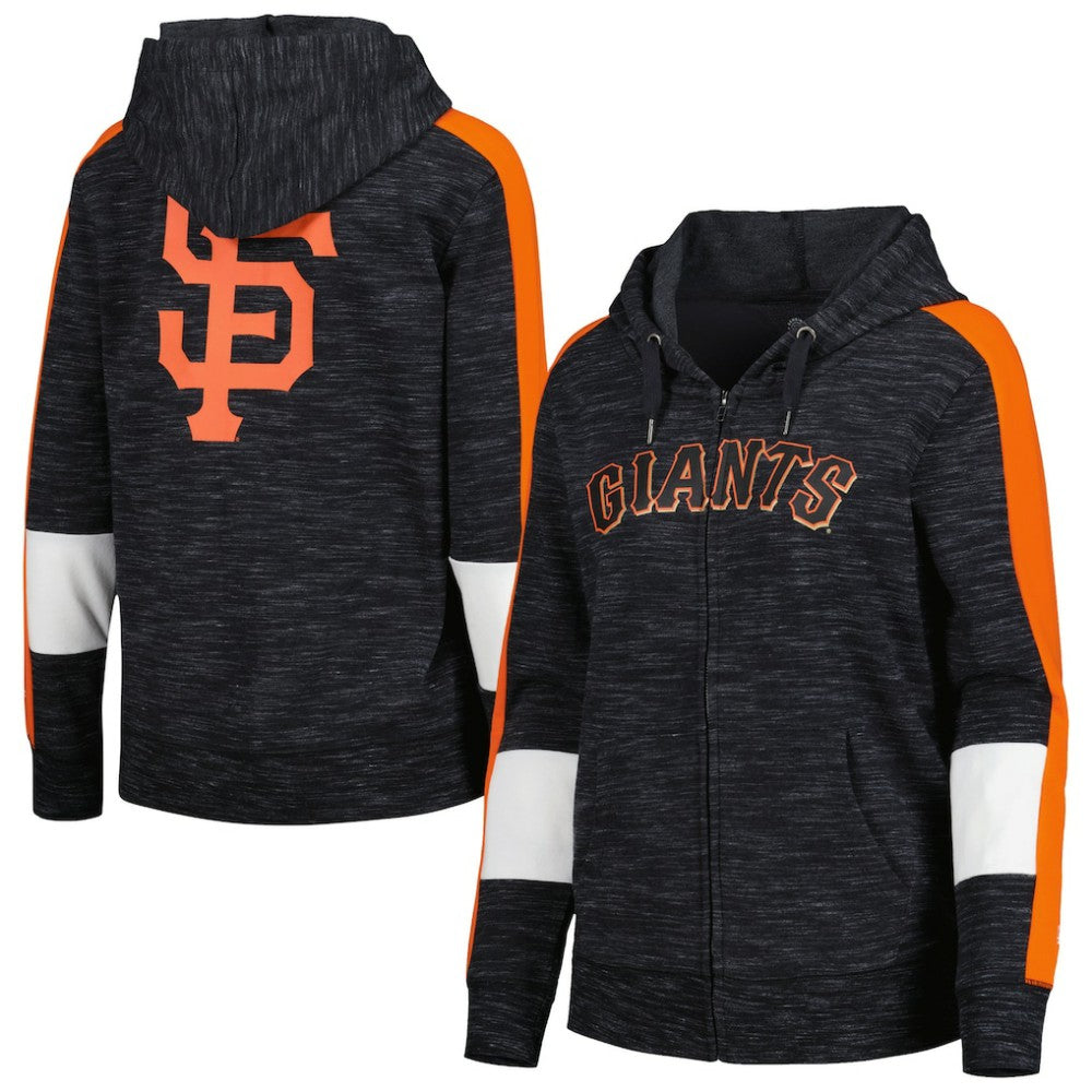 San Francisco Giants New Era Women's Colorblock Full-Zip Hoodie - MLB