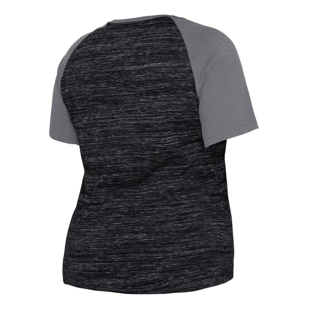 Chicago White Sox New Era Women's Plus Size Space Dye Raglan V-Neck T-Shirt - MLB