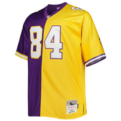 Randy Moss Minnesota Vikings Big & Tall Split Legacy Retired Player Replica Jersey Purple/Gold | Mitchell & Ness