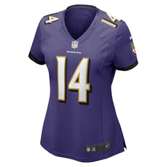 Kyle Hamilton Baltimore Ravens Women's Player Game Jersey Purple | Nike for Sale