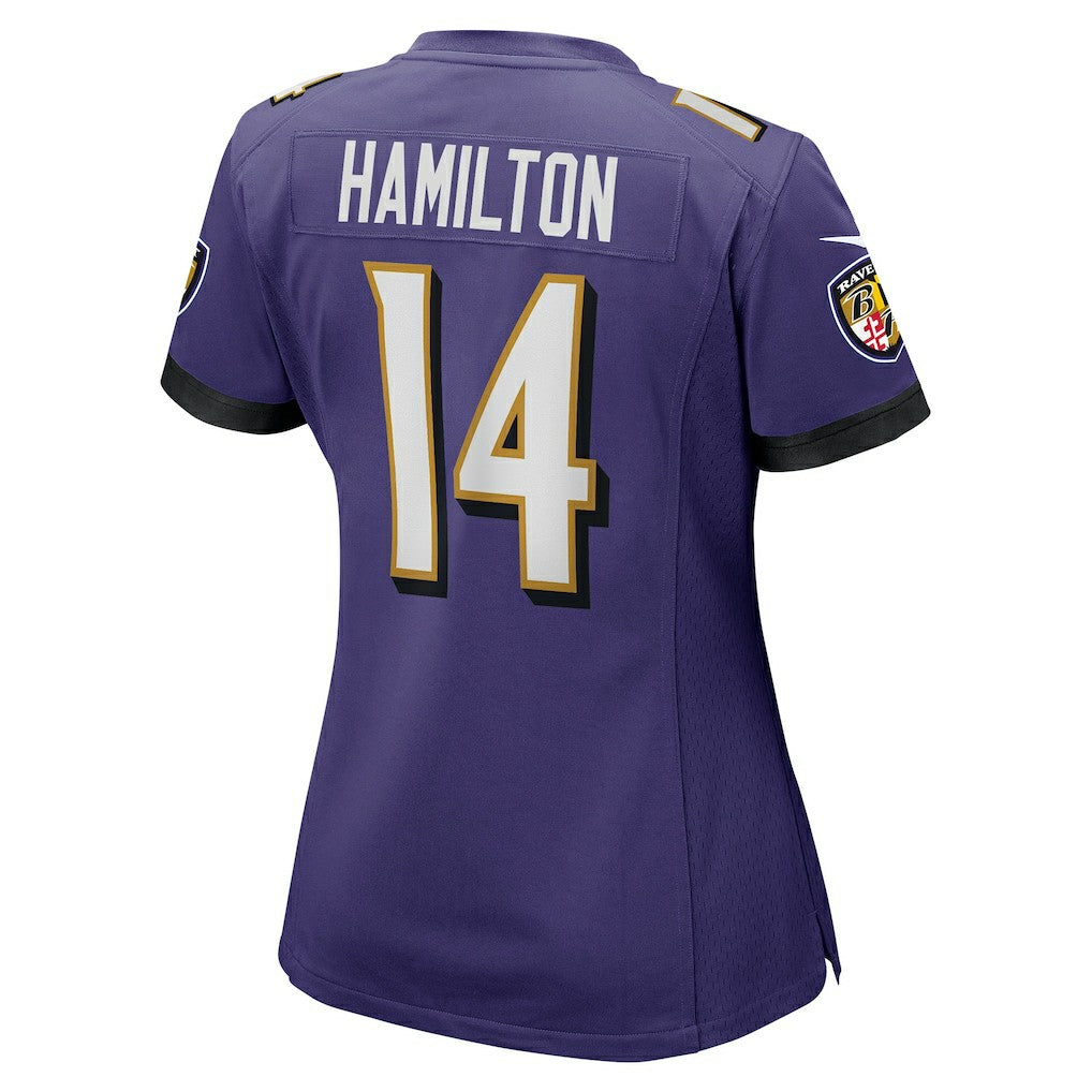 Kyle Hamilton Baltimore Ravens Women's Player Game Jersey Purple | Nike for Sale