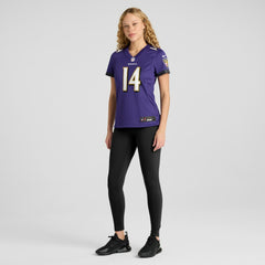 Kyle Hamilton Baltimore Ravens Women's Player Game Jersey Purple | Nike for Sale