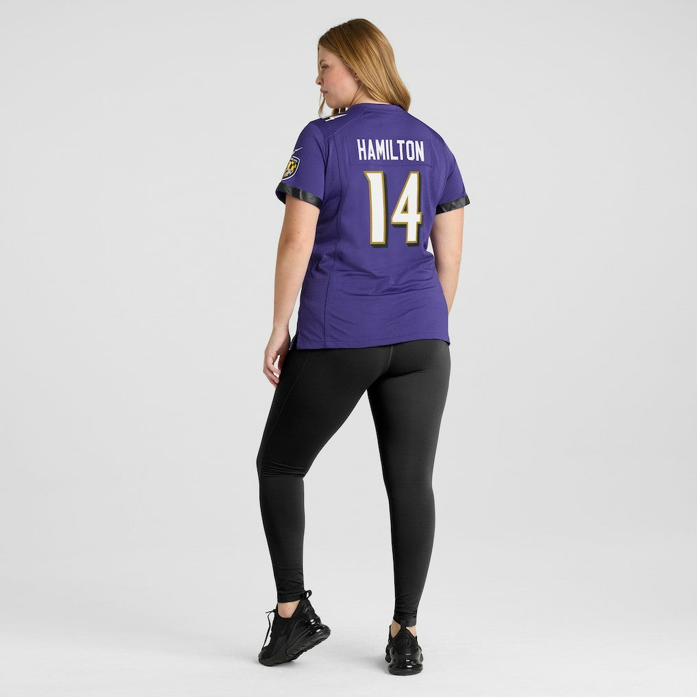 Kyle Hamilton Baltimore Ravens Women's Player Game Jersey Purple | Nike for Sale