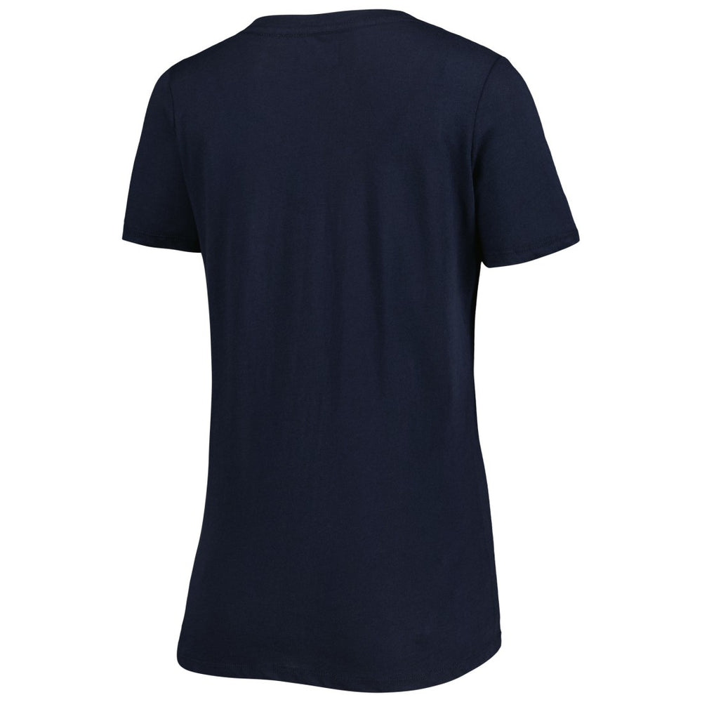 Tennessee Titans New Era Women's Ink Dye Sideline V-Neck T-Shirt Navy | NFL