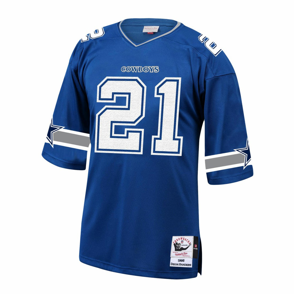 Deion Sanders Dallas Cowboys 1996 Authentic Throwback Retired Player Jersey Royal | Mitchell & Ness