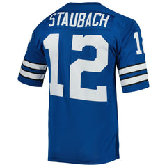 Roger Staubach Dallas Cowboys 1971 Authentic Throwback Retired Player Jersey Royal | Mitchell & Ness