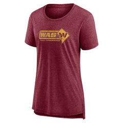 Washington Commanders Women's Hometown First Down T-Shirt Heather Burgundy | Fanatics