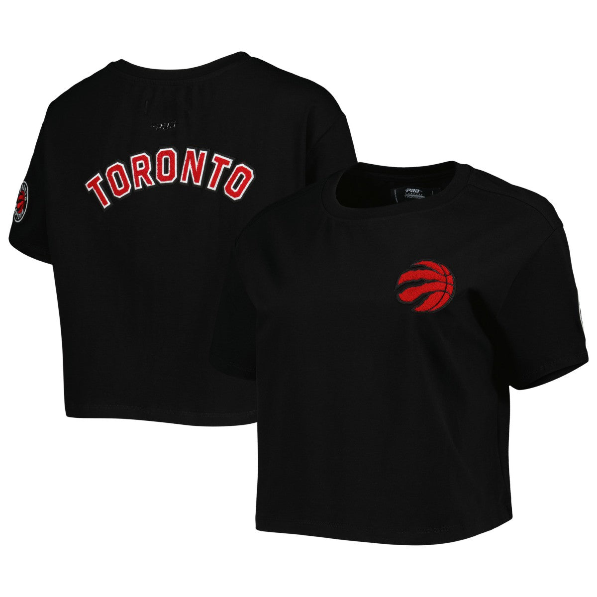 Toronto Raptors Pro Standard Women's Classics Boxy T-Shirt Black - NBA