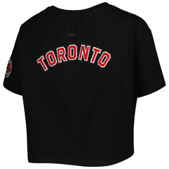 Toronto Raptors Pro Standard Women's Classics Boxy T-Shirt Black - NBA