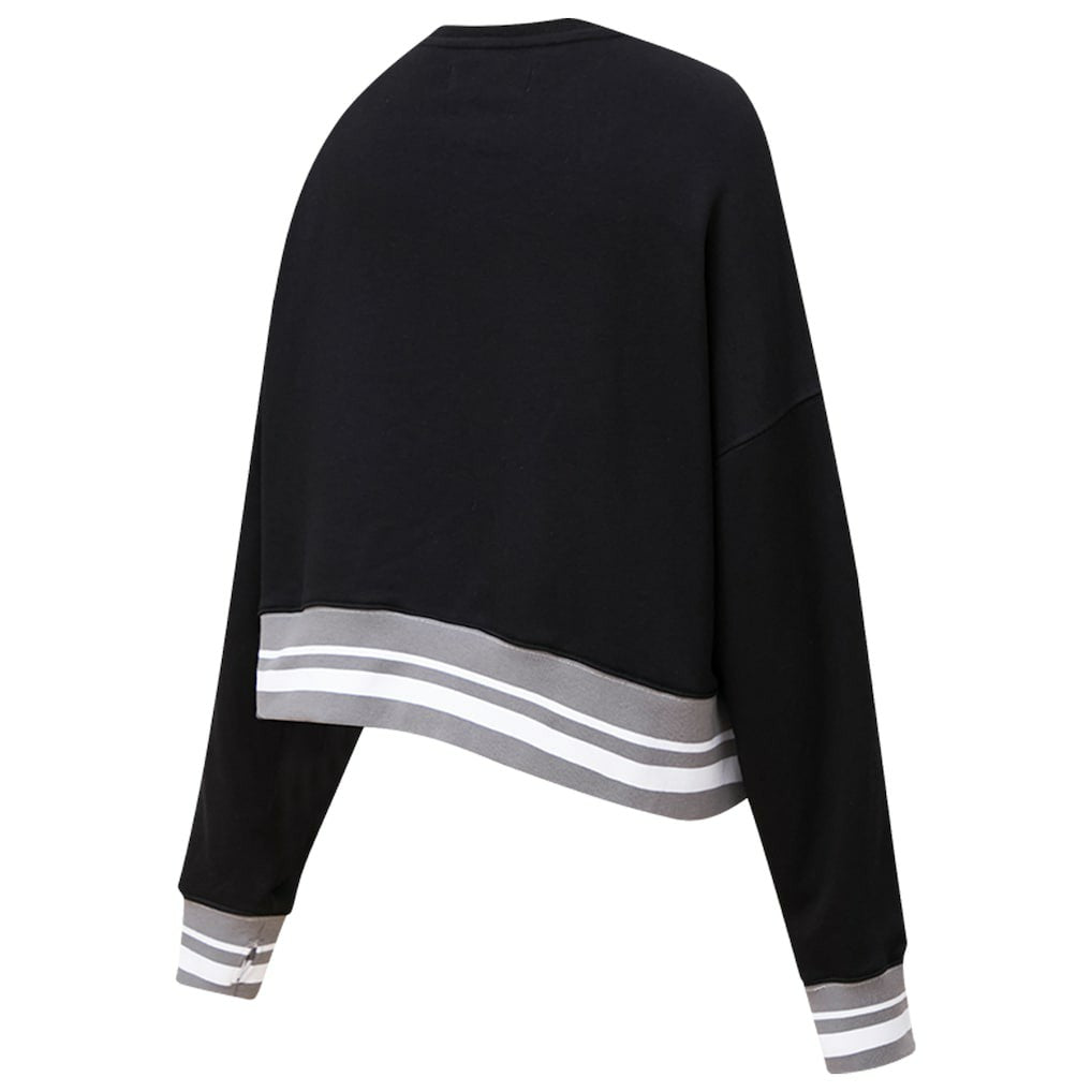 Brooklyn Nets Pro Standard Women's Mash Up Pullover Sweatshirt Black - NBA