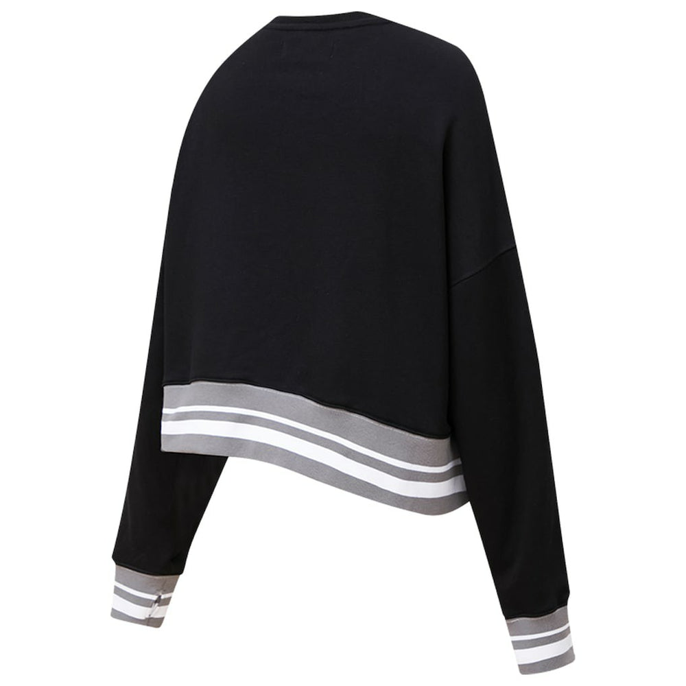 Brooklyn Nets Pro Standard Women's Mash Up Pullover Sweatshirt Black - NBA