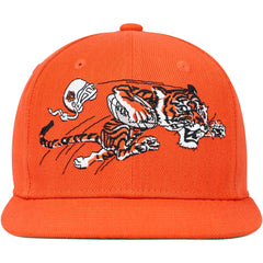 Cincinnati Bengals Youth Gridiron Classics Ground Snapback Hat Orange | Mitchell & Ness
