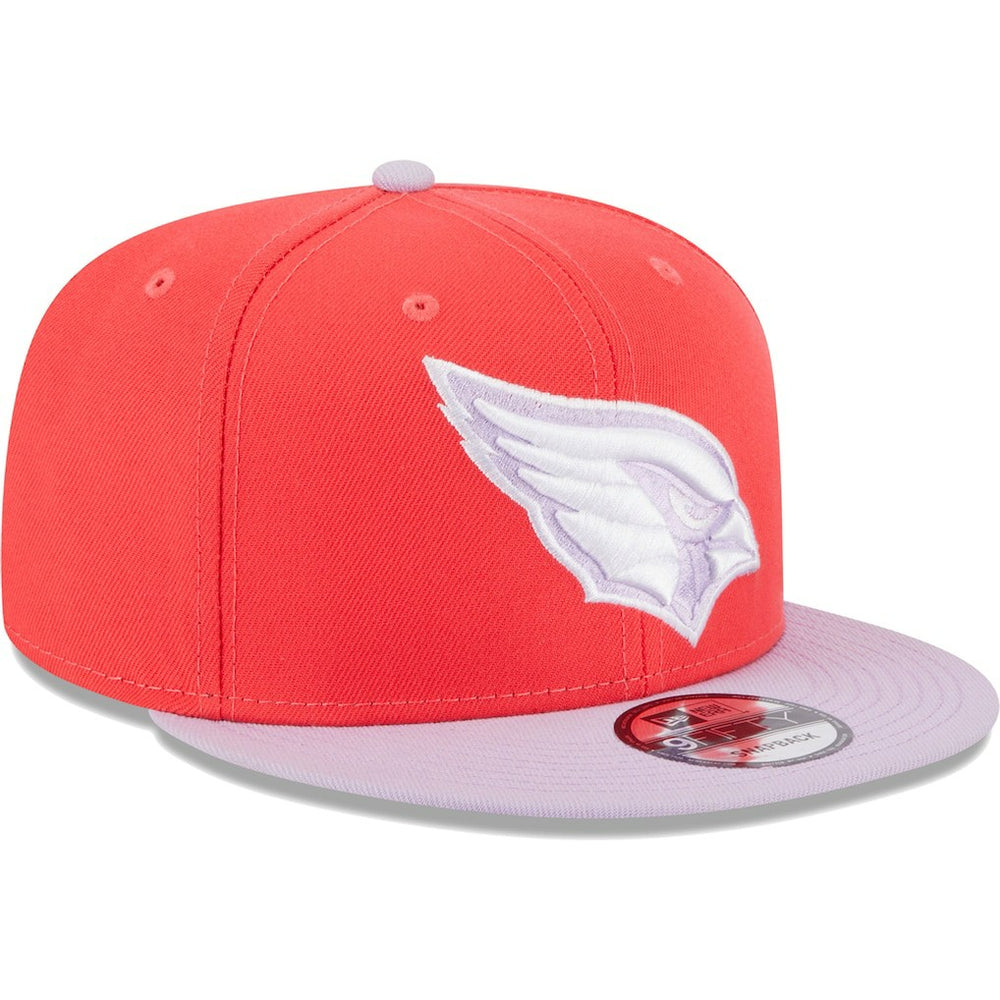 Arizona Cardinals New Era Two-Tone Color Pack 9FIFTY Snapback Hat Red/Lavender | NFL