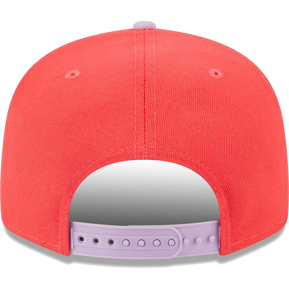 San Francisco 49ers New Era Two-Tone Color Pack 9FIFTY Snapback Hat Red/Lavender | NFL