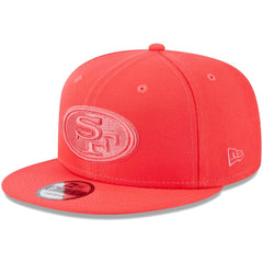 San Francisco 49ers New Era Color Pack Brights 9FIFTY Snapback Hat Scarlet | NFL
