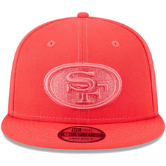 San Francisco 49ers New Era Color Pack Brights 9FIFTY Snapback Hat Scarlet | NFL