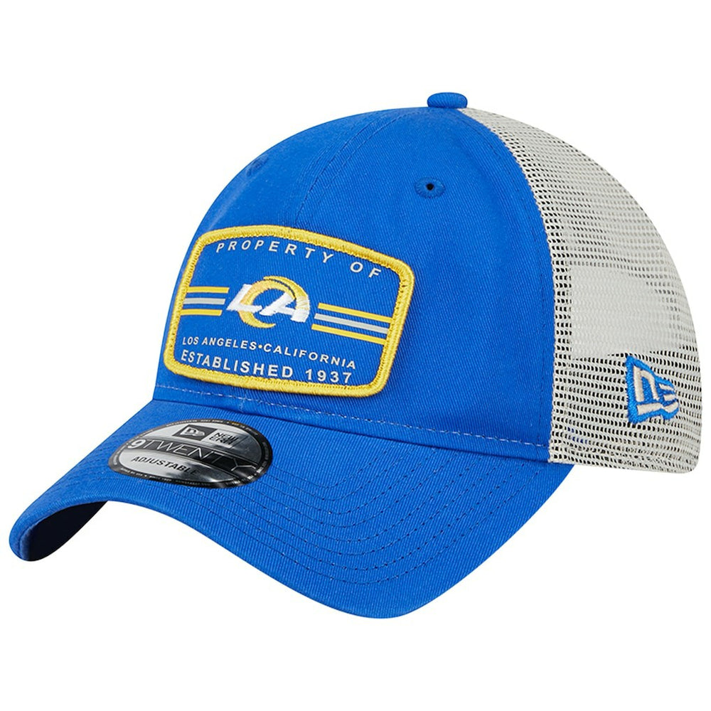 Los Angeles Rams New Era Property Trucker 9TWENTY Adjustable Hat Royal | NFL