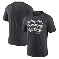 Las Vegas Raiders Hometown Old-Fashioned Super Bowl XVIII Champions Tri-Blend T-Shirt Charcoal | NFL