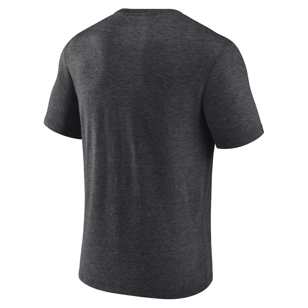 Las Vegas Raiders Hometown Old-Fashioned Super Bowl XVIII Champions Tri-Blend T-Shirt Charcoal | NFL
