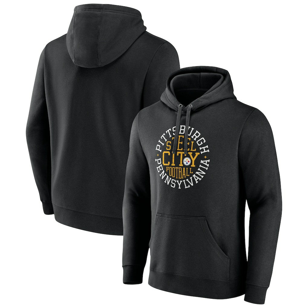 Pittsburgh Steelers Hometown Collection Prevent Pullover Hoodie Black | NFL