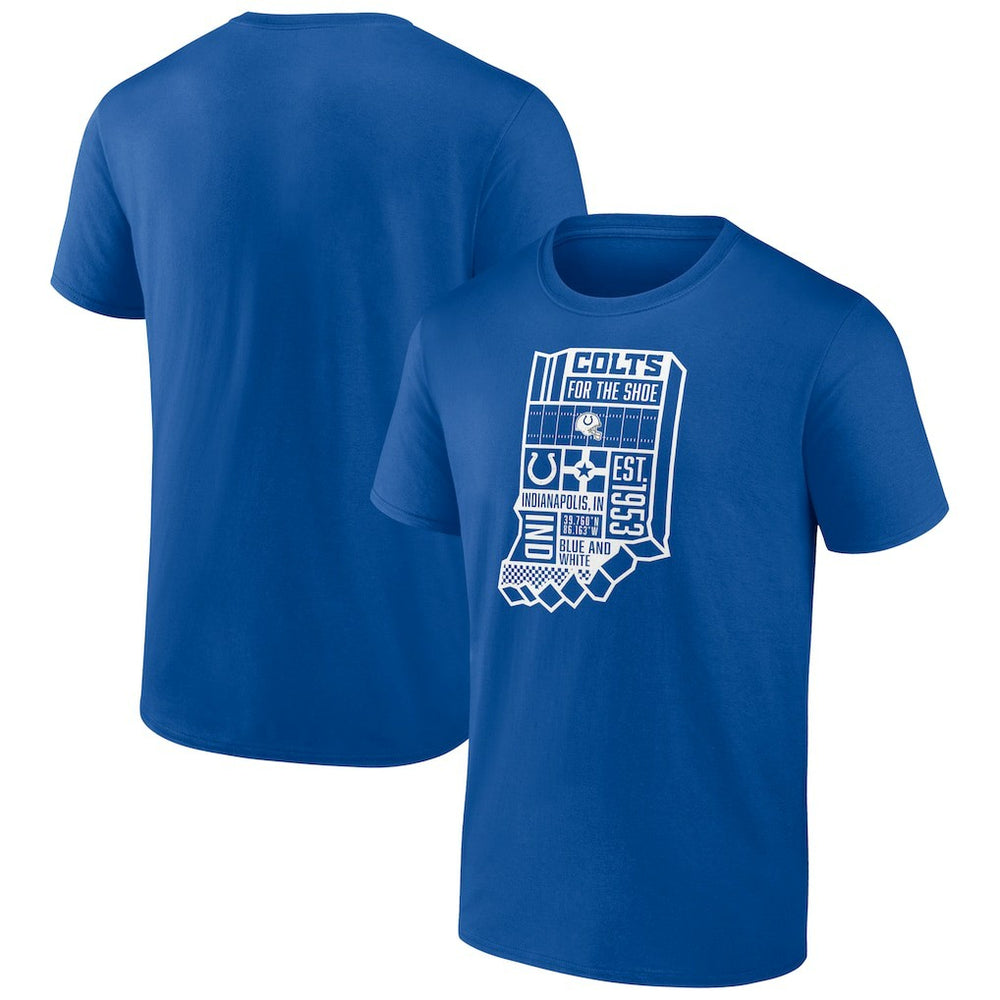 Indianapolis Colts Hometown Collection Prime Time T-Shirt Royal | NFL