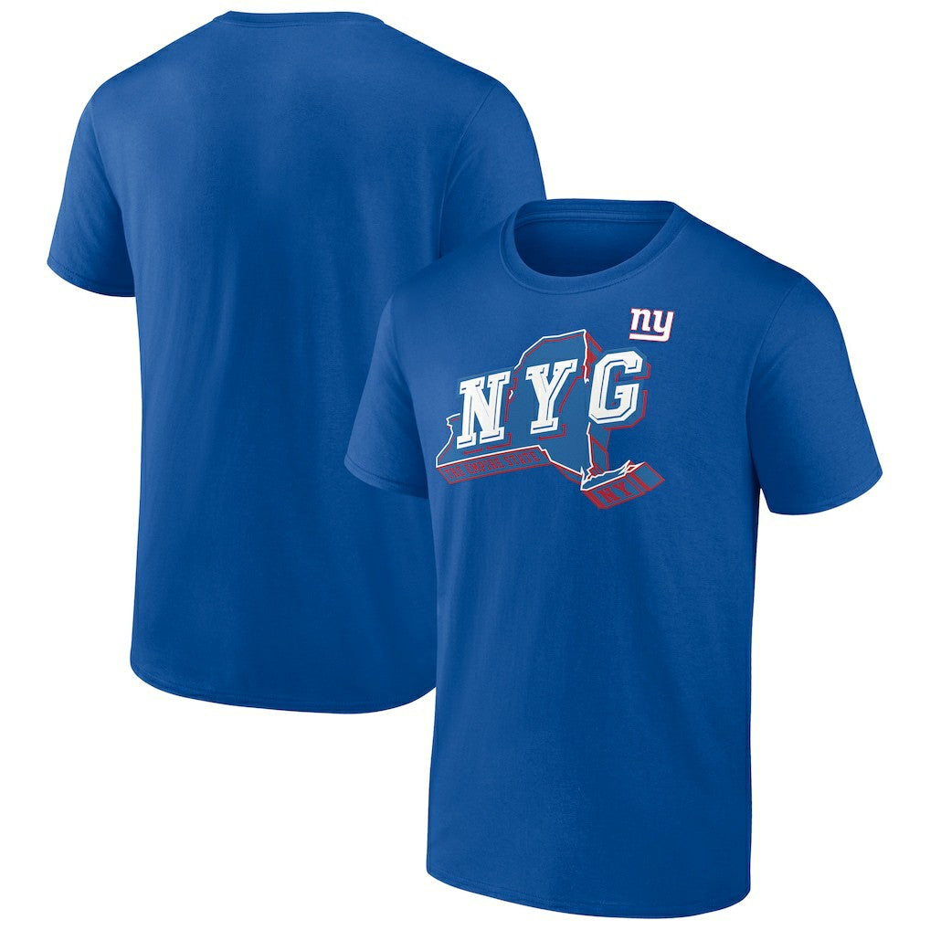 New York Giants Hometown Collection Prime Time T-Shirt Royal | NFL