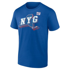 New York Giants Hometown Collection Prime Time T-Shirt Royal | NFL
