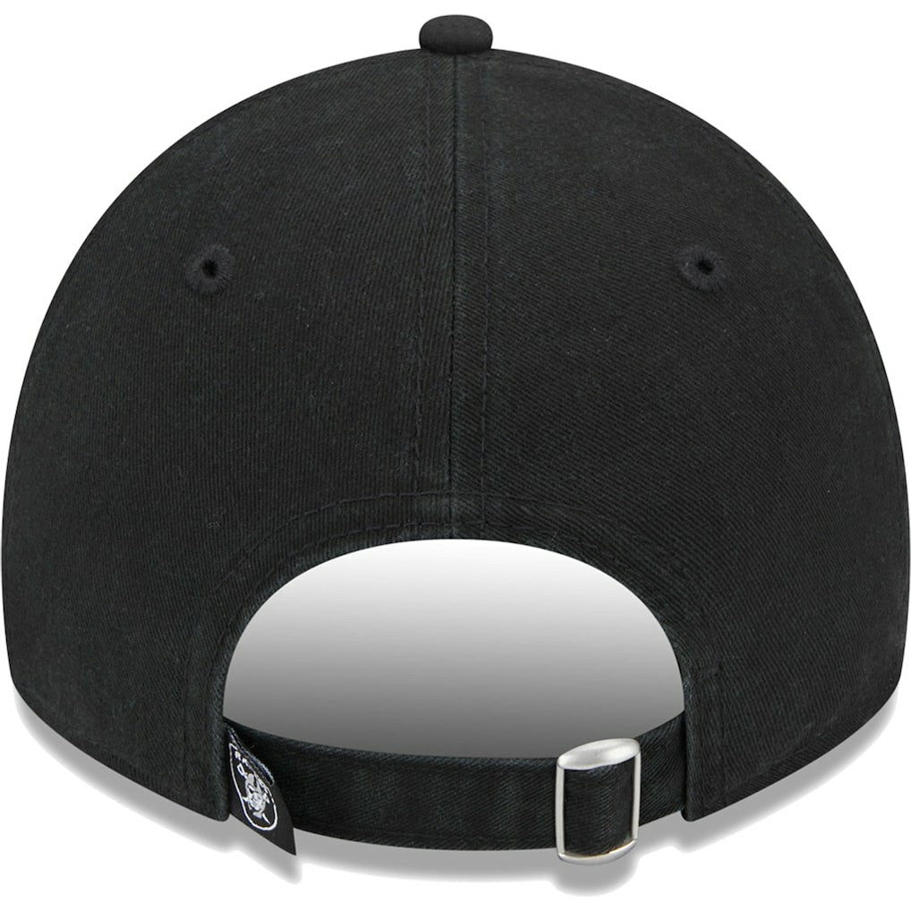 Las Vegas Raiders New Era Women's Leaves 9TWENTY Adjustable Hat Black | NFL