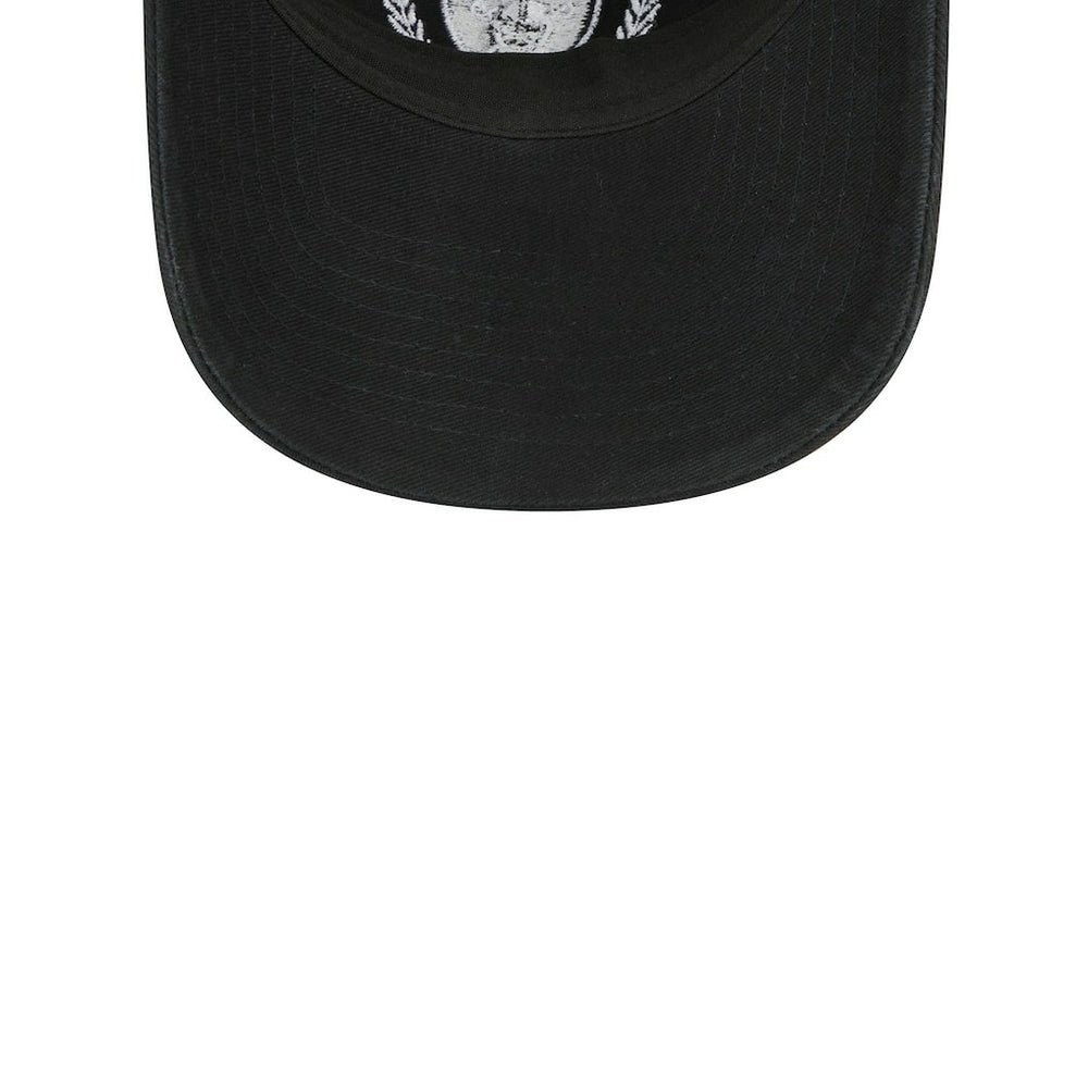 Las Vegas Raiders New Era Women's Leaves 9TWENTY Adjustable Hat Black | NFL