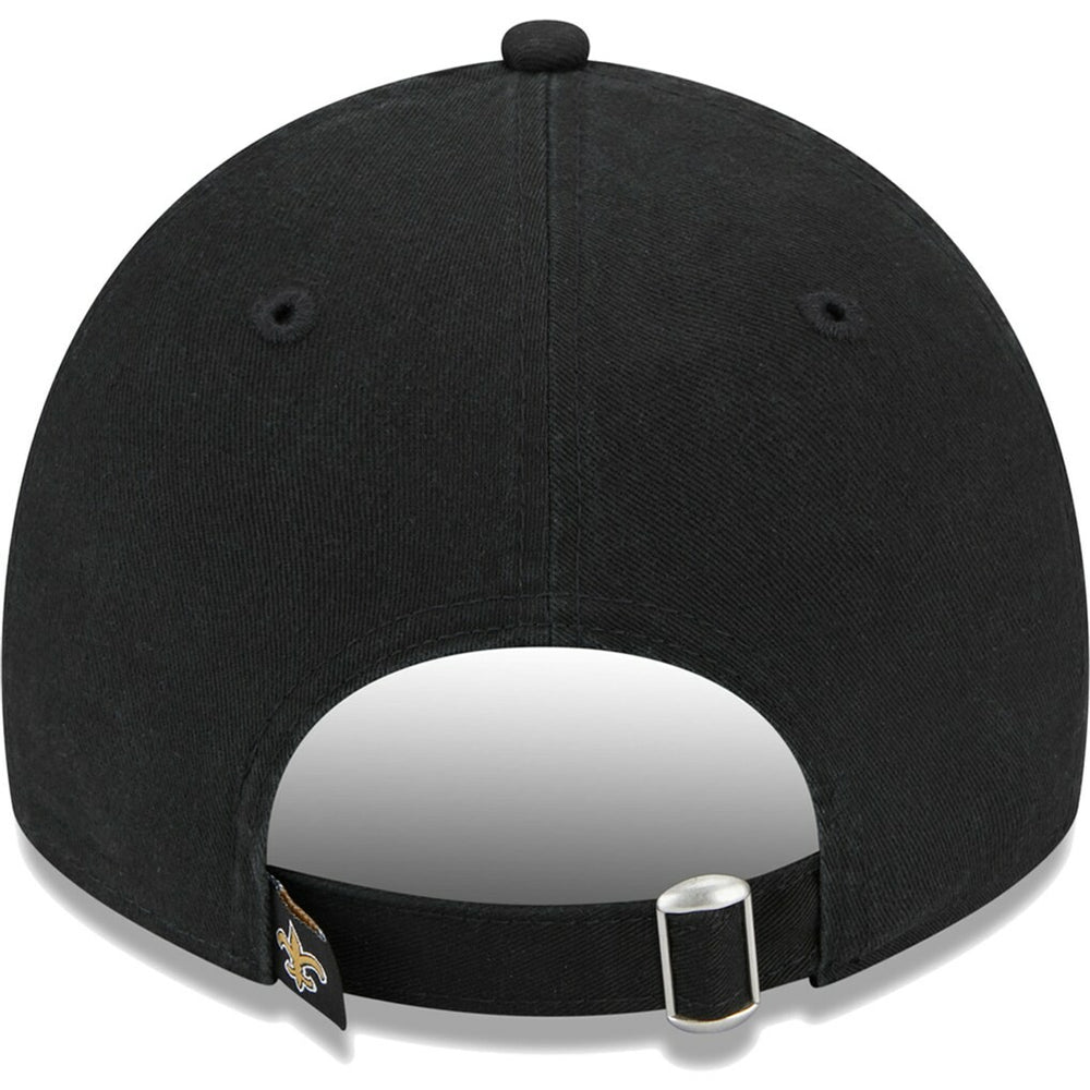 New Orleans Saints New Era Women's Leaves 9TWENTY Adjustable Hat Black | NFL