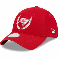 Tampa Bay Buccaneers New Era Women's Leaves 9TWENTY Adjustable Hat Red | NFL