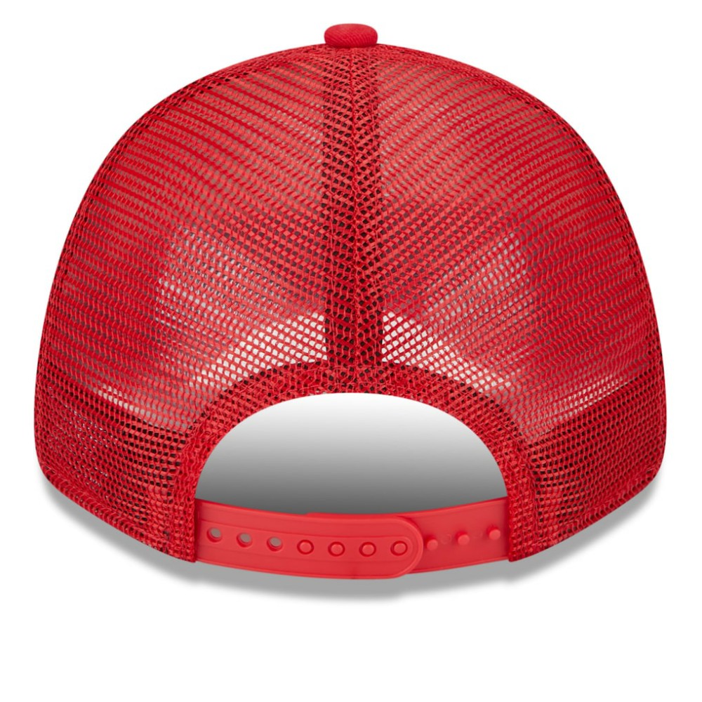 Washington Nationals New Era Team Stripe Trucker 9FORTY Snapback Hat - MLB