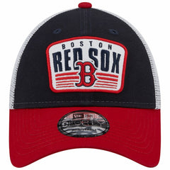 Boston Red Sox New Era Two-Tone Patch 9FORTY Snapback Hat - MLB