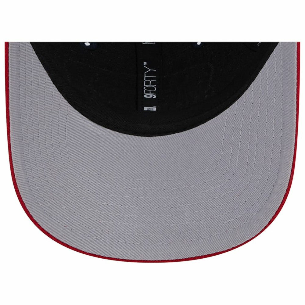 Boston Red Sox New Era Two-Tone Patch 9FORTY Snapback Hat - MLB
