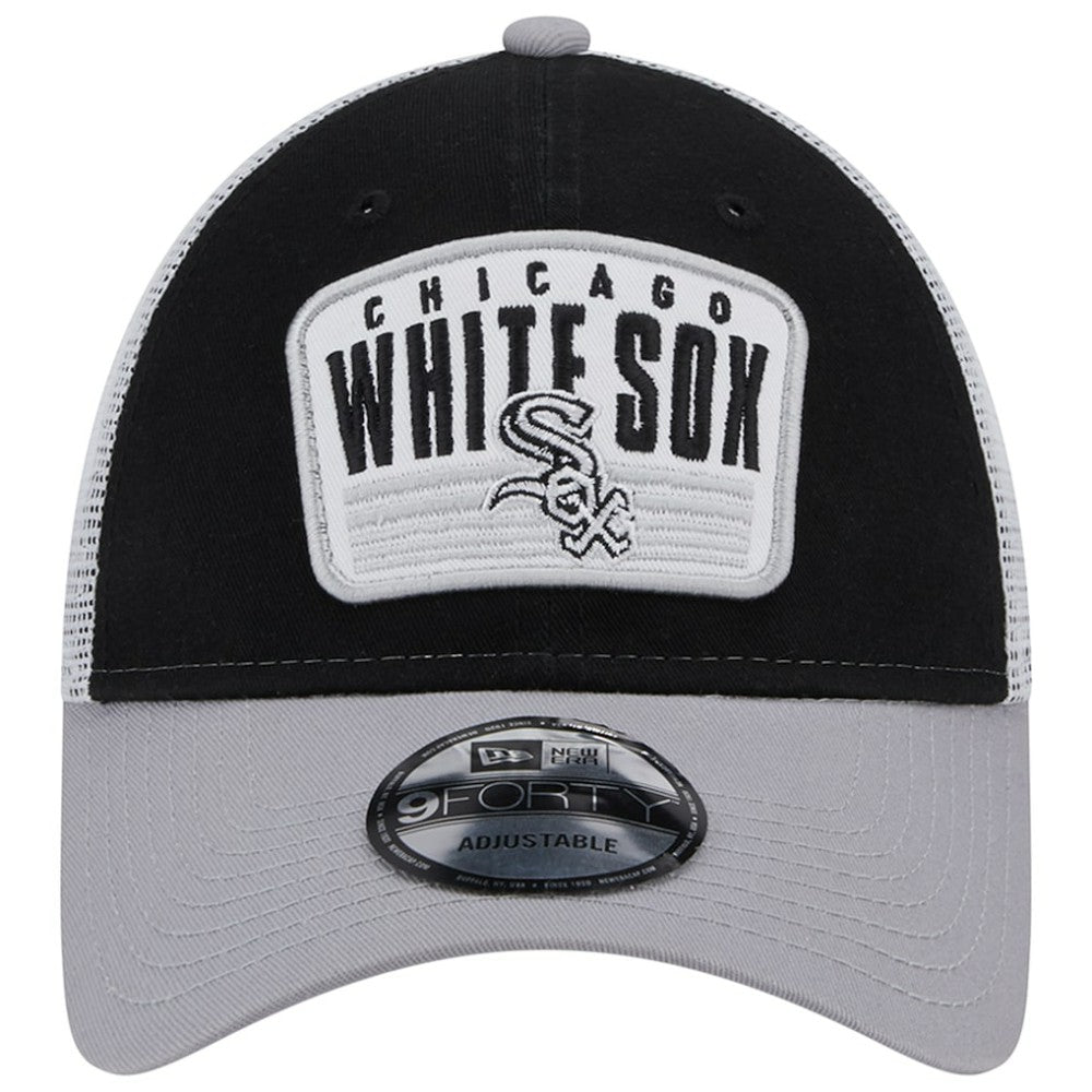 Chicago White Sox New Era Two-Tone Patch 9FORTY Snapback Hat - MLB