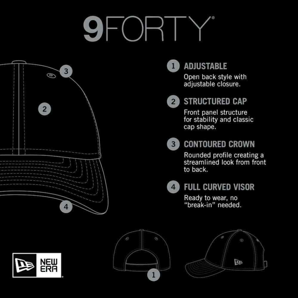 Chicago White Sox New Era Two-Tone Patch 9FORTY Snapback Hat - MLB