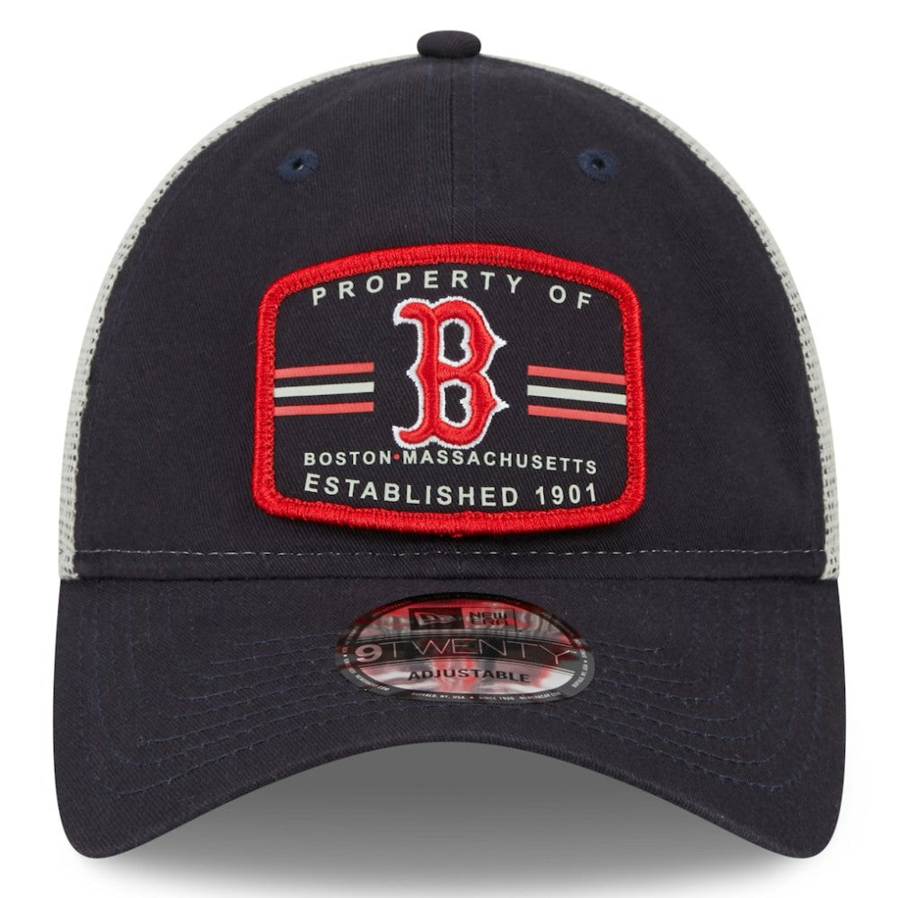 Boston Red Sox New Era Property Trucker 9TWENTY Snapback Hat - MLB