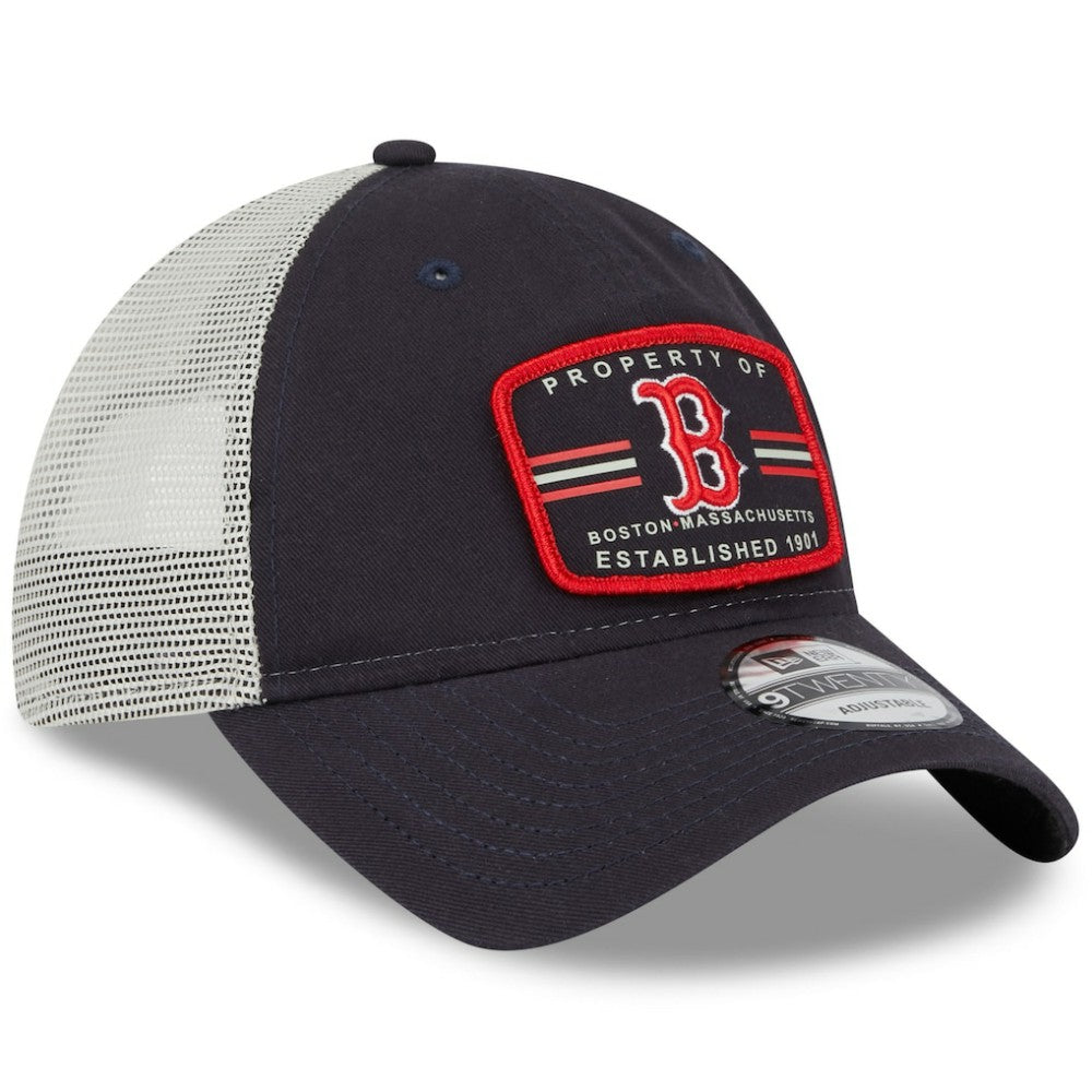 Boston Red Sox New Era Property Trucker 9TWENTY Snapback Hat - MLB
