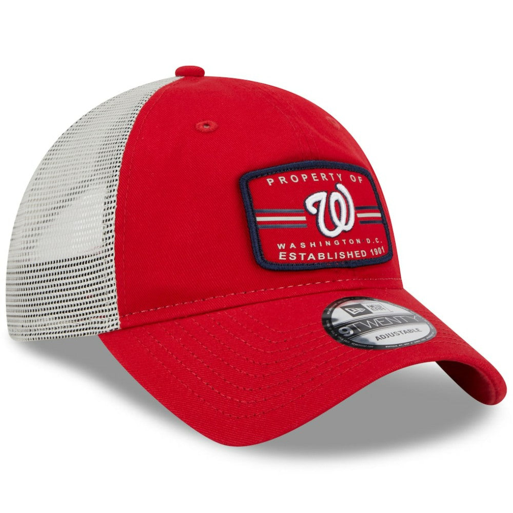 Washington Nationals New Era Property Trucker 9TWENTY Snapback Hat - MLB