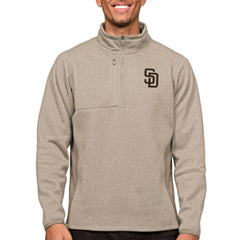 San Diego Padres Antigua Course Quarter-Zip Pullover Top - MLB