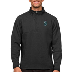 Seattle Mariners Antigua Course Quarter-Zip Pullover Top - MLB