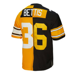 Jerome Bettis Pittsburgh Steelers 1996 Split Legacy Replica Jersey Black/Gold | Mitchell & Ness