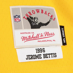 Jerome Bettis Pittsburgh Steelers 1996 Split Legacy Replica Jersey Black/Gold | Mitchell & Ness