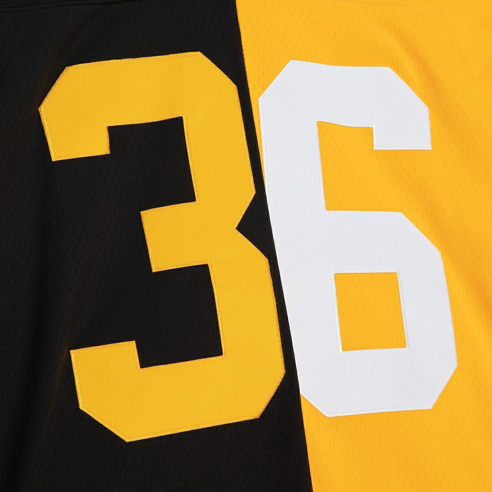 Jerome Bettis Pittsburgh Steelers 1996 Split Legacy Replica Jersey Black/Gold | Mitchell & Ness