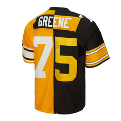 Joe Greene Pittsburgh Steelers 1976 Split Legacy Replica Jersey Black/Gold | Mitchell & Ness