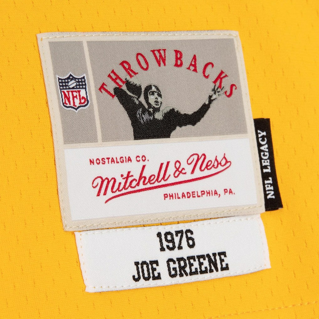 Joe Greene Pittsburgh Steelers 1976 Split Legacy Replica Jersey Black/Gold | Mitchell & Ness