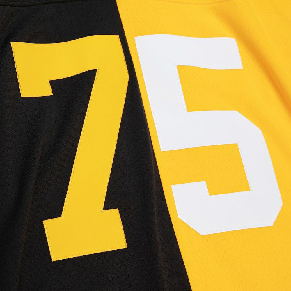 Joe Greene Pittsburgh Steelers 1976 Split Legacy Replica Jersey Black/Gold | Mitchell & Ness