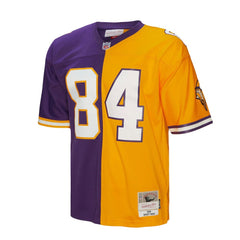 Randy Moss Minnesota Vikings 1998 Split Legacy Replica Jersey Purple/Gold | Mitchell & Ness